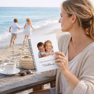Sketchbook custom photo notebook
