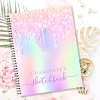 https://rlv.zcache.com/sketchbook_glitter_drips_holographic_unicorn_pink_notebook-r_drvzc_200.jpg