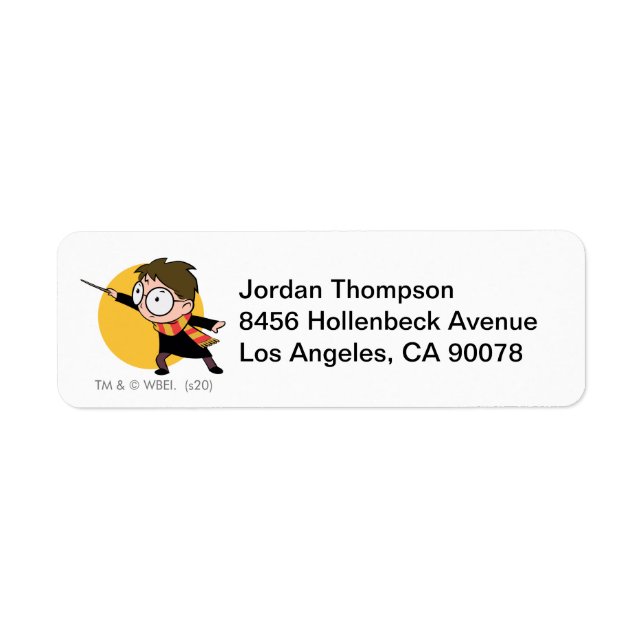 Sketchbook HARRY POTTER™ Casting Spell Label (Front)