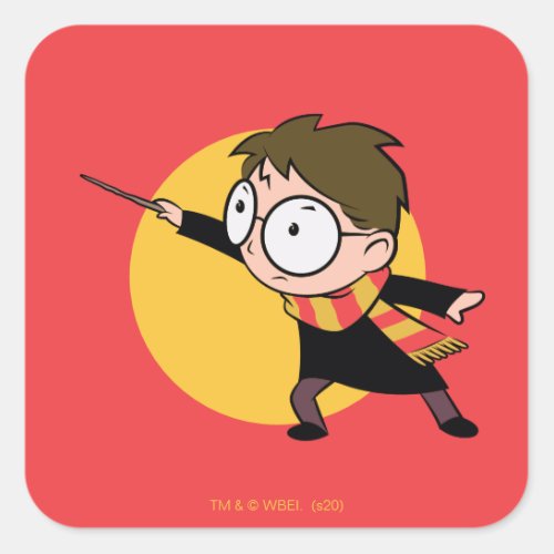 Sketchbook HARRY POTTER Casting Spell Square Sticker