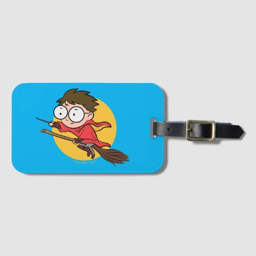 Sketchbook HARRY POTTER Playing QUIDDITCH Luggage Tag