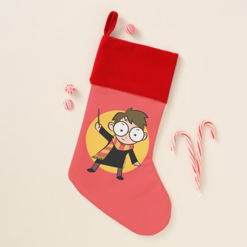 Sketchbook HARRY POTTER Raising Wand Christmas Stocking