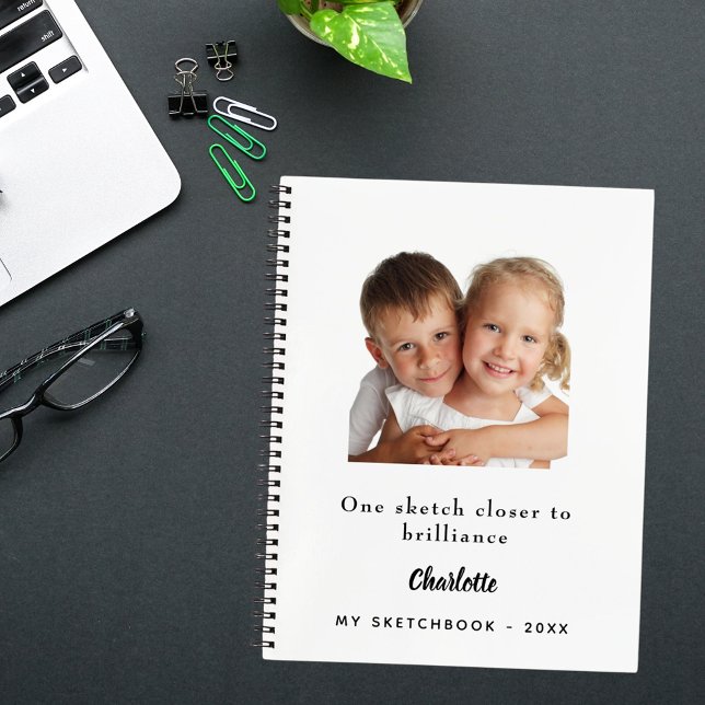 Sketchbook photo kids children quote notebook (Creator Uploaded)