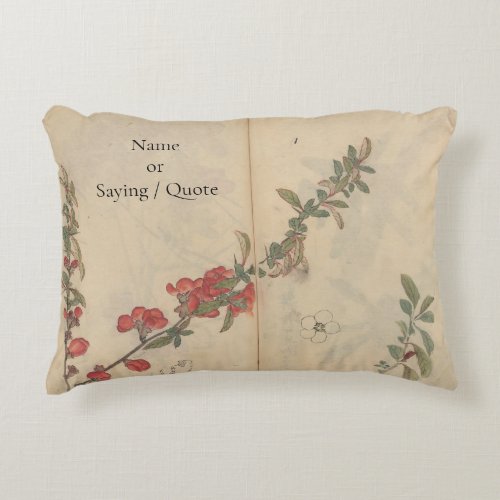 Sketchbook Pl. 090 by Ariyoshi Kondo Accent Pillow