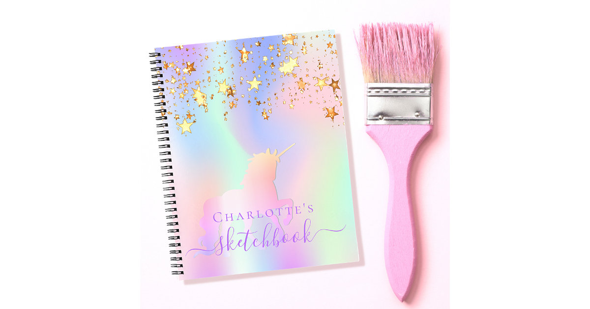 Cute Unicorn Sketchbook for Kids, Unicorn Large Sketchbook for Girls, Blank  Sheet Drawing Book With 120 Pages, 8.5x 11 