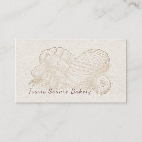 Sketched Bread Business Card