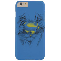 Sketched Chest Superman Logo Barely There iPhone 6 Plus Case