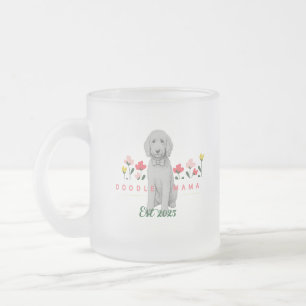 Sketched Doodle Mug with Flowers - Customizable