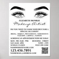Sketched Eyes, Makeup Artist Advertising