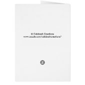 Sketched Figurative Couple Blank Card (Back)