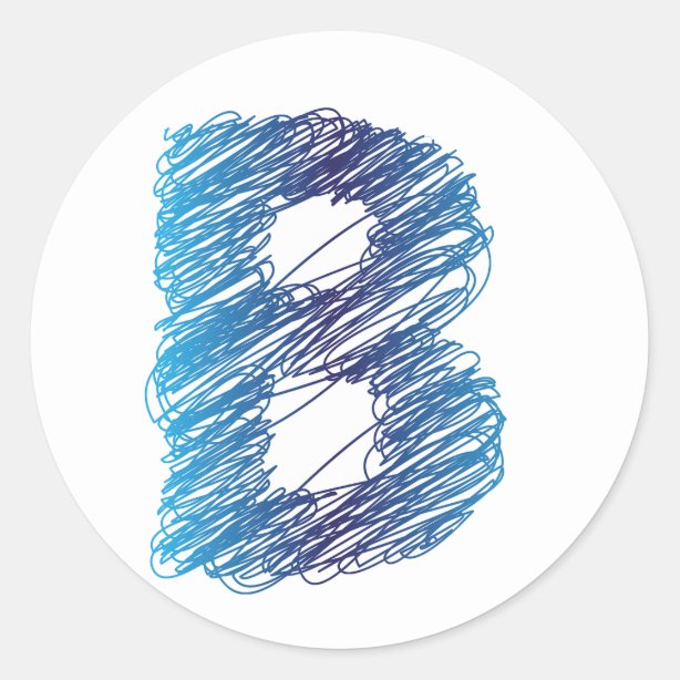 Letter B Stickers - 100% Satisfaction Guaranteed | Zazzle