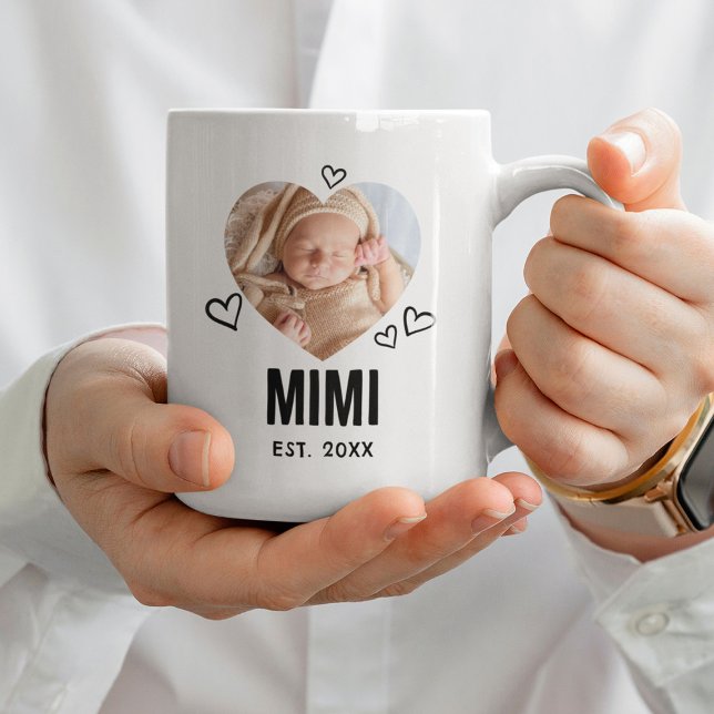 Sketched Mimi Heart Photo Coffee Mug (Creator Uploaded)