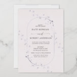Sketched Modern Floral Wedding Foil Invitation<br><div class="desc">Our "Sketched Floral" collection features elegant petit sketched florals on two light pastel backgrounds of your choice with modern lettering. Everything about this collection screams elegant and modern. You are welcome to contact us for any special requests for color scheme or lettering and we will be happy to help.</div>