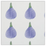 Sketched Purple Fig Fabric