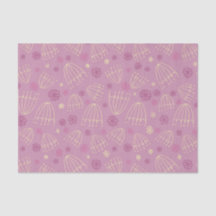 Sketched Queen Anne lace flowers tissue paper