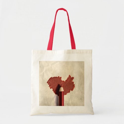 Sketched Scribbled Heart Tote Bag