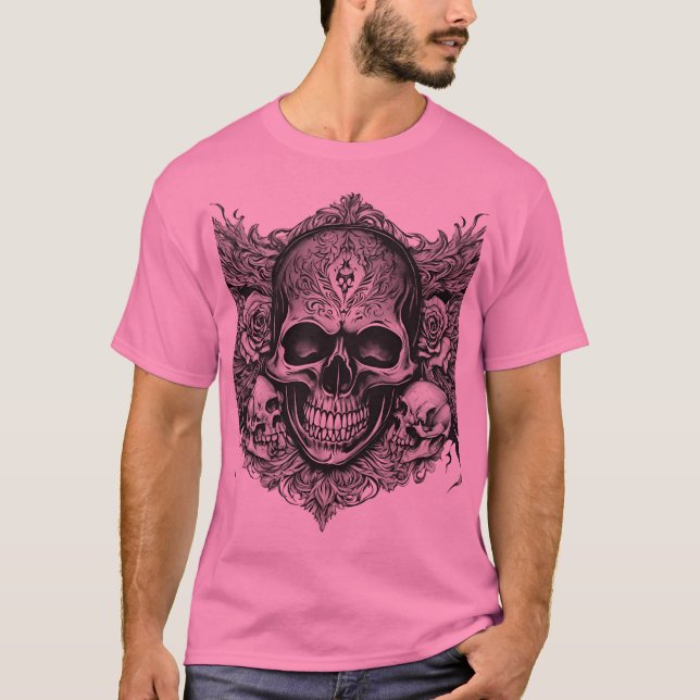 Sketched Skull T-Shirt (Front)