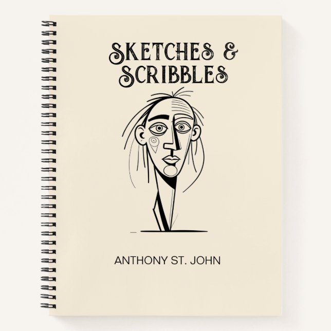 Sketches and Scribbles Notebook (Front)