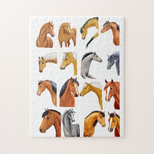 Sketches of Horses Jigsaw Puzzle