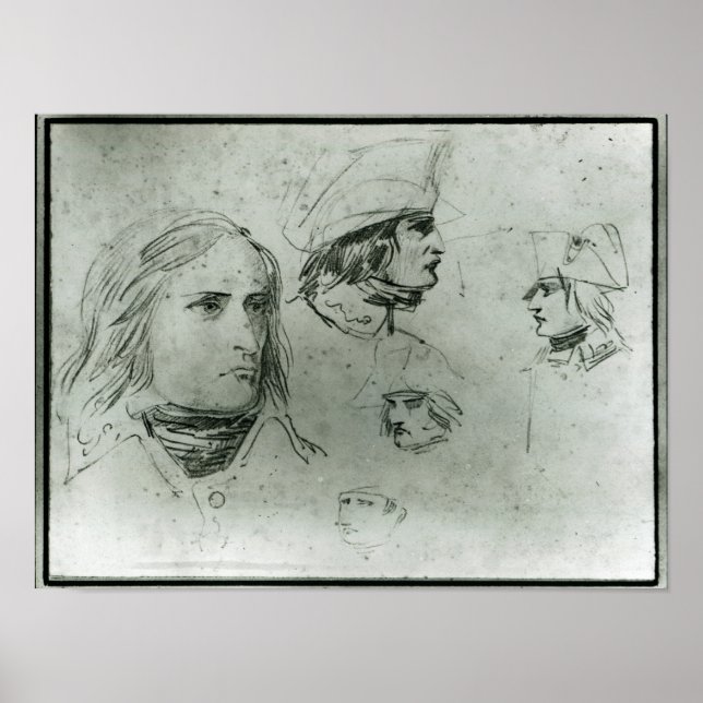 Sketches of Napoleon Bonaparte, 1797 Poster (Front)