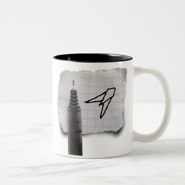 Sketchfighter 4000 Alpha Two-Tone Coffee Mug (Right)