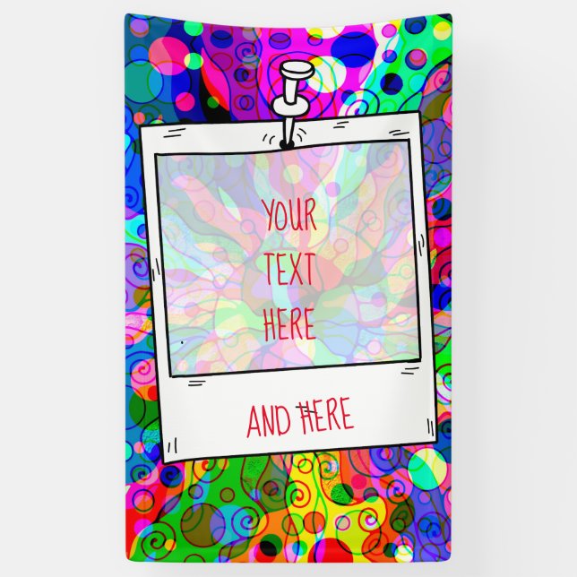 Sketching Fantasy Art - Abstract Neon Shift 1 Banner (Vertical)