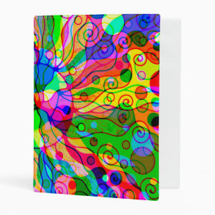 Sketching Fantasy Art - Abstract Neon Shift 1 Mini Binder