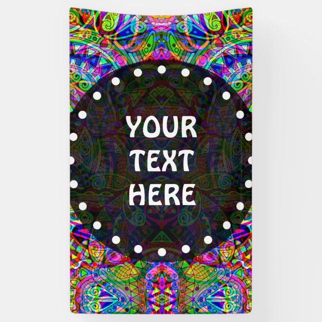 Sketching Fantasy Art - Abstract Neon Shift 3 Banner (Vertical)