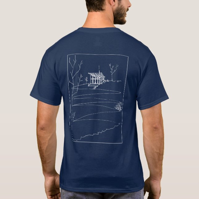 Sketchy Arketekcher T-Shirt - Dark (Back)
