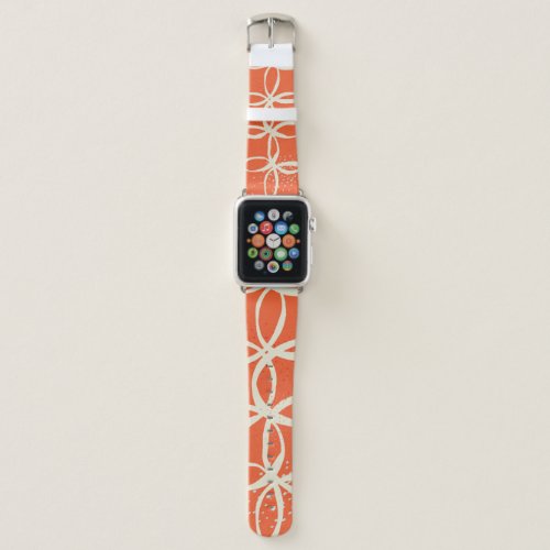 Sketchy Circles Trendy Seamless Design Apple Watch Band