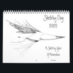 Sketchy Dog Adventures Wall Calendar 2025<br><div class="desc">Twelve adventurous Sketchy Dog images with some inspiring words.</div>