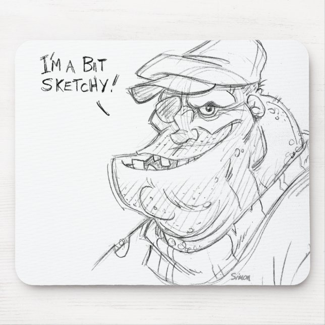 Sketchy Mouse Pad (Front)