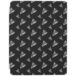 Sketchy Sailboat Pattern iPad Smart Cover