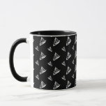Sketchy Sailboat Pattern Mug