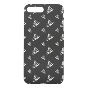 Sketchy Sailboat Pattern iPhone 8 Plus/7 Plus Case