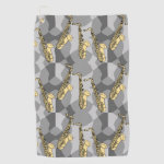 Sketchy Saxophone Gray Pattern