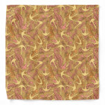Sketchy Seahorse And Anchor Pattern Bandana