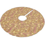 Sketchy Seahorse And Anchor Pattern Brushed Polyester Tree Skirt