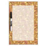 Sketchy Seahorse And Anchor Pattern Dry Erase Board