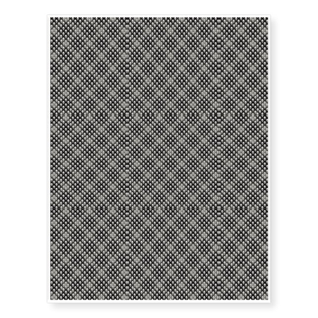 Sketchy Skulls Pattern Temporary Tattoos (Front)