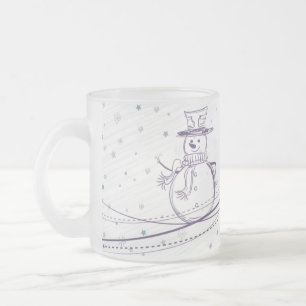 Sketchy Snowman Winter Mug
