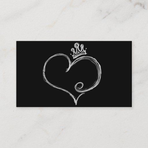 Customizable Sketchy Urban Heart Designer Business Card Template