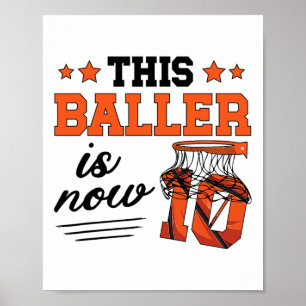 Sketll 10th Birthday Boy Ten Year Old Sketll Playe Poster