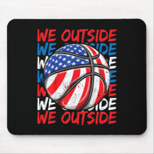 Sketll 4th Of July Memes Usa American Flag We Outs Mouse Pad
