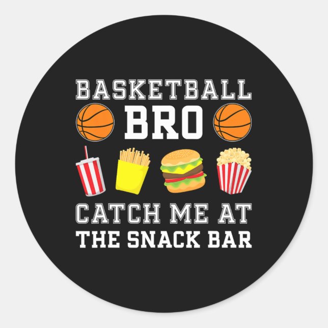 Sketll Bro Catch Me At The Snack R Sketll Brother  Classic Round Sticker (Front)