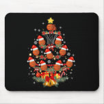 Sketll Christmas Tree Xmas Santa Sports Mens Women Mouse Pad