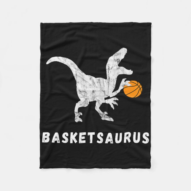 Sketll Dinosaur Ller T-rex Dino Funny Sketll  Fleece Blanket (Front)