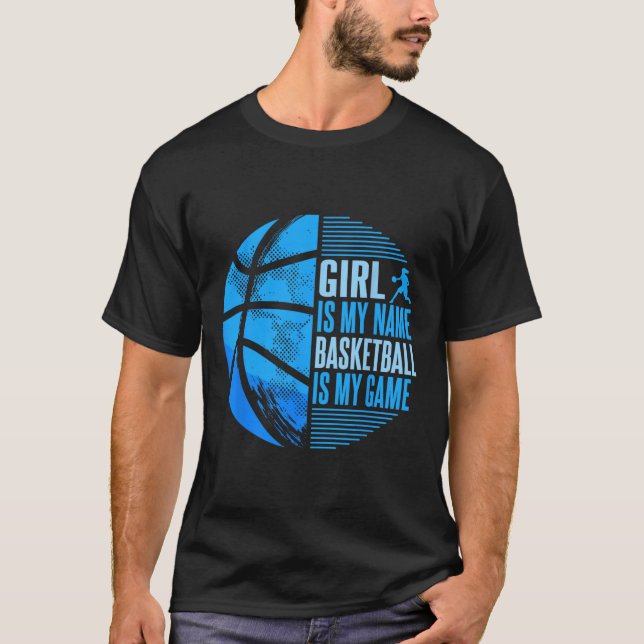 Sketll Girl Sketll Player Girls  T-Shirt (Front)