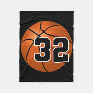Sketll Jersey Lucky Favorite Number #32 Fleece Blanket