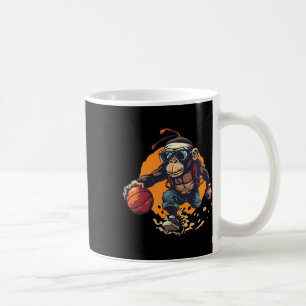 Sketll Monkey Artwork Colourful Sketll Player Coffee Mug